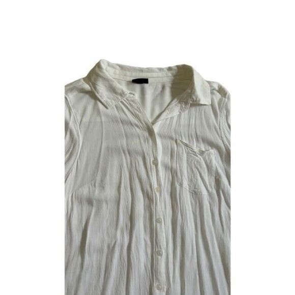 Torrid White Blouse Shirt Size L - Picture 4 of 9